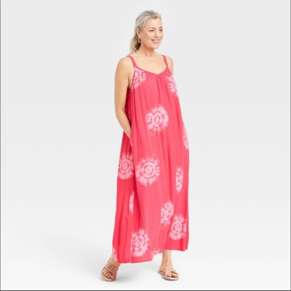 Ankle Length Tie-dye dress